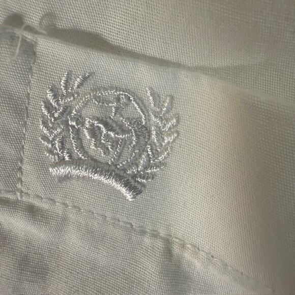 Cinch Mens White Button Down Long Sleeve Shirt XS Western Classic Fit Solid Work - Picture 5 of 15